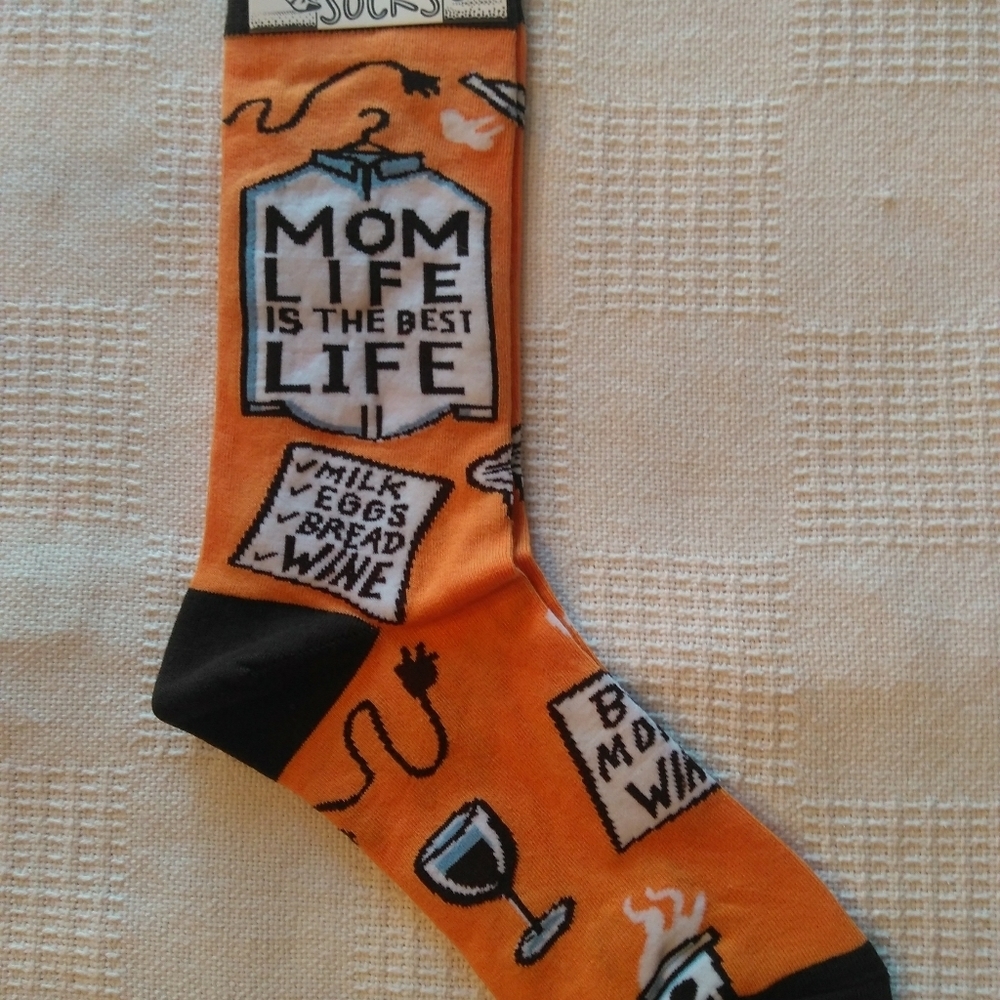 Primatives by Kathy LoL "Mom life is the best" socks - Picture 2 of 10